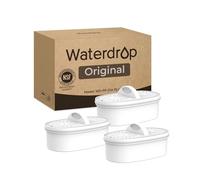 Waterdrop WD-PF-01A Plus Filtri di Ricambio Certificati NSF per Tutti i Sistemi di Filtrazione Della Caraffa Waterdrop, Durano Fino a 3 Mesi o 757 Litri (Confezione da 3)