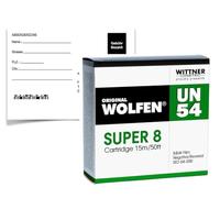 Original Wolfen B+W Super 8 ISO 64-200 Negative Film with Development and Scanning
