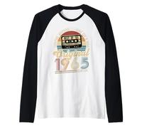 Originale 1965 Vintage Compleanno 60 Anni Per Uomo Donna Maglia con Maniche Raglan