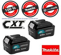 ORIGINALE 2 X Makita Batteria BL1041B Display LED, 12 (10,8) Volt CXT in scat...