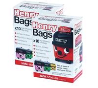 Originale 20 X Confezione NUMATIC Hepa-Flo Aspirapolvere Borse Henry Hetty James