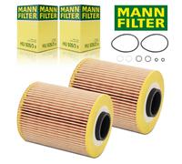 Originale 2X Mann Filter Filtro Olio Per BMW 3ER E36 5ER E34 Alpina B10