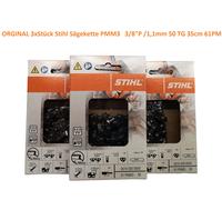 ORIGINALE 3 x pezzi catena per sega Stihl PMM3 3/8"P /1,1mm 50 TG 35cm 61PM