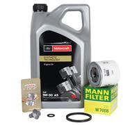 Originale 5W30 Ford Olio Motore + Mann Ölilter W7008 Set per B-Max Fiesta Focus