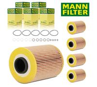 Originale 5X Mann Filter Filtro Olio Per BMW 3ER E36 5ER E34 Alpina B10