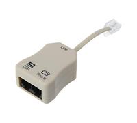 Originale ADSL Splitter Banda Larga Telefono Filtro Surges Protezioni per Adsl Modem Rj11 Adattatore
