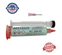 Originale Amtech NC-559-V2 Nessun Pulire Micro Saldatura Flux 10cc ROL0 Clear
