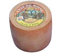 Originale Aoc Tete De Moine Svizzero Testa di Monaco Formaggio Forma intera circa 900 g