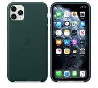 Originale Apple Custodia IN Pelle per IPHONE 11 Pro Max - Foresta Verde - Nuovo