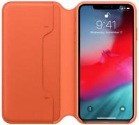 Originale Apple IPHONE XS Max Pelle Custodia Folio - Tramonto Arancione - Nuovo
