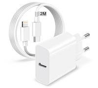 Originale Apple MFi 20W USB C Caricatore iPhone Rapido con 2M Cavo Ricarica per