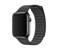 Originale Apple Orologio 44mm/45mm/46mm Pelle Loop Cinturino - Grande - Nero
