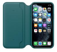 Originale Apple Pelle Custodia Folio per IPHONE 11 Pro - Pavone (Verde) - Nuovo