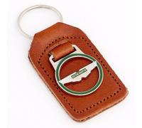 Originale Aston Martin Marroncino Pelle Portachiavi - P / N° 692176