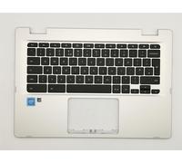 Originale Asus C423NA C423N C423 Palmrest Cover Tastiera 90NX01Y1-R31UK0 Argento