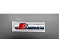Originale Audi A1 A3 A5 S3 S4 e-Tron Stemma S-LINE Cromo Rosso Scritta