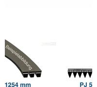 Originale Bauknecht Cinghia Trapezoidale 1254 PJ5/1260 PJ5 481235818157
