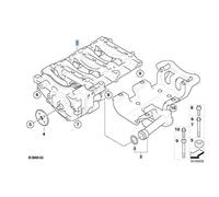 Originale BMW Pompa Olio 1er E81-88 3er E90-93 5er E60 E61 4 Zyl N43 11415A19409