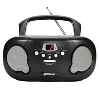 Originale Boombox Portatile CD/Radio Player, Nero - GROOV-E