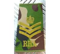 Originale British Army Woodland Dpm Mimetico Rha Reale Horse Artillery Mostrine