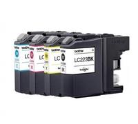 Brother LC-223VALBP cartuccia d'inchiostro 4 pz Originale Nero, Ciano, Magenta, Giallo