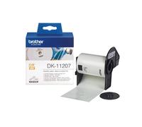 ORIGINALE BROTHER DK-11207 ROTOLO da 100 ETICHETTE IN CARTA 58mm NERO/BIANCO