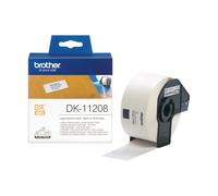 ORIGINALE Brother Etichette Nero su bianco DK-11208 etichette in carta per indirizzi 38x90 mm bianco 400 et./ruolo