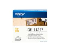 ORIGINALE Brother Etichette Nero su bianco DK-11247 Etichette 103 x 164mm bianche 180 pezzi/rotolo