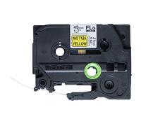 ORIGINALE Brother Etichette Nero su giallo FLe-6511