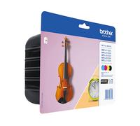 ORIGINALE BROTHER Lc-127Xlvalbpdr 4 Pz Nero, Ciano, Magenta, Giallo