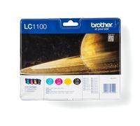 Brother LC1100VALBP cartuccia d'inchiostro 4 pz Originale Nero, Ciano, Magenta, Giallo