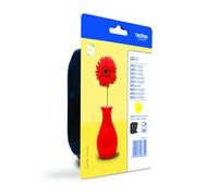 Originale Brother DCP-J 152 W Cartuccia stampante (LC-121 YBP) giallo, 300 pagine, 3.12 cent per pagina