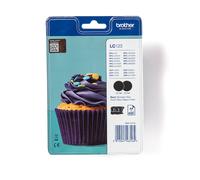 Originale BROTHER LC123BKBP2 Cartuccia d'inchiostro - Compatibile con DCP-J4110DW - 600 pagine Nero