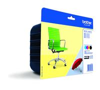 ORIGINALE BROTHER Lc229Xlvalbpdr 4 Pz Nero, Ciano, Magenta, Giallo