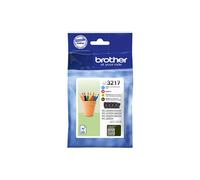 ORIGINALE Brother Multipack nero / ciano / magenta / giallo LC-3217 LC3217VALDR