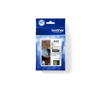 Brother LC422VALDR cartuccia d'inchiostro 4 pz Originale Resa standard Nero, Ciano, Magenta, Giallo