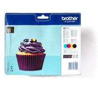 ORIGINALE Brother Multipack nero LC-123 LC123BKBP2DR 2 cartucce d'inchiostro LC123BK