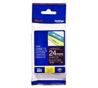 Nastro Brother TZe-355 - Bianco su nero (24 mm)