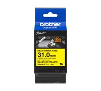 ORIGINALE Brother Nastro Nero su giallo HSe-661E