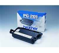 Originale BROTHER PC 201 Cartuccia fax e nastro Nero