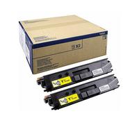 Brother TN-329YTWIN cartuccia toner 2 pz Originale Giallo