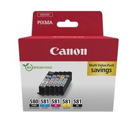ORIGINALE CANON 2078C007 5 Pz Nero, Blu, Ciano, Magenta, Giallo