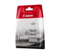 ORIGINALE CANON D'Inchiostro Bci-15Bk Nero