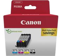 ORIGINALE Canon Multipack nero / ciano / magenta / giallo CLI-571 0386C008 mod.