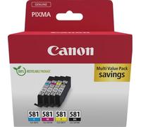 ORIGINALE Canon Multipack nero / ciano / magenta / giallo CLI-581 2103C007 ~1503