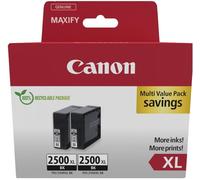 ORIGINALE Canon Multipack nero PGI-2500BK XL 9254B011 ~2500 Pagine mod. PGI-250