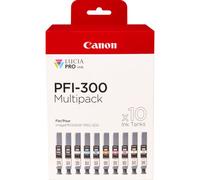 Originale Canon PFI300 Pack de 10 Cartuchos de Tinta Originales - 4192C008