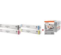 ORIGINALE Canon Value Pack nero / ciano / magenta / giallo C-EXV49 MCVP + Prindo