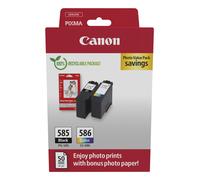 Canon PG-585/CL-586 PVP cartuccia d'inchiostro 2 pz Originale Nero, Ciano, Magenta, Giallo
