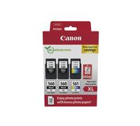 Canon 3712C012 cartuccia d'inchiostro 3 pz Originale Resa elevata (XL) Nero, Ciano, Magenta, Giallo
